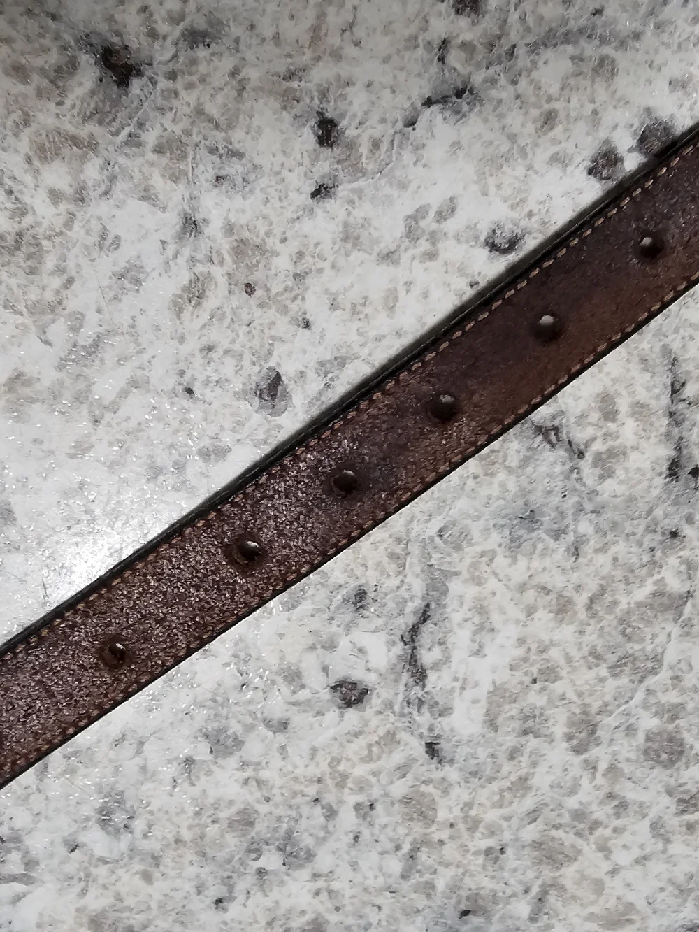 Tory English Bridle Leather Belt Brown Size 30 Style 2374 USA Made